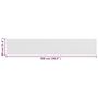Voir la diapositive 5 : VIDAXL Ecran de balcon Blanc 90x500 cm PEHD