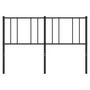 Voir la diapositive 5 : VIDAXL Tete de lit metal noir 160 cm