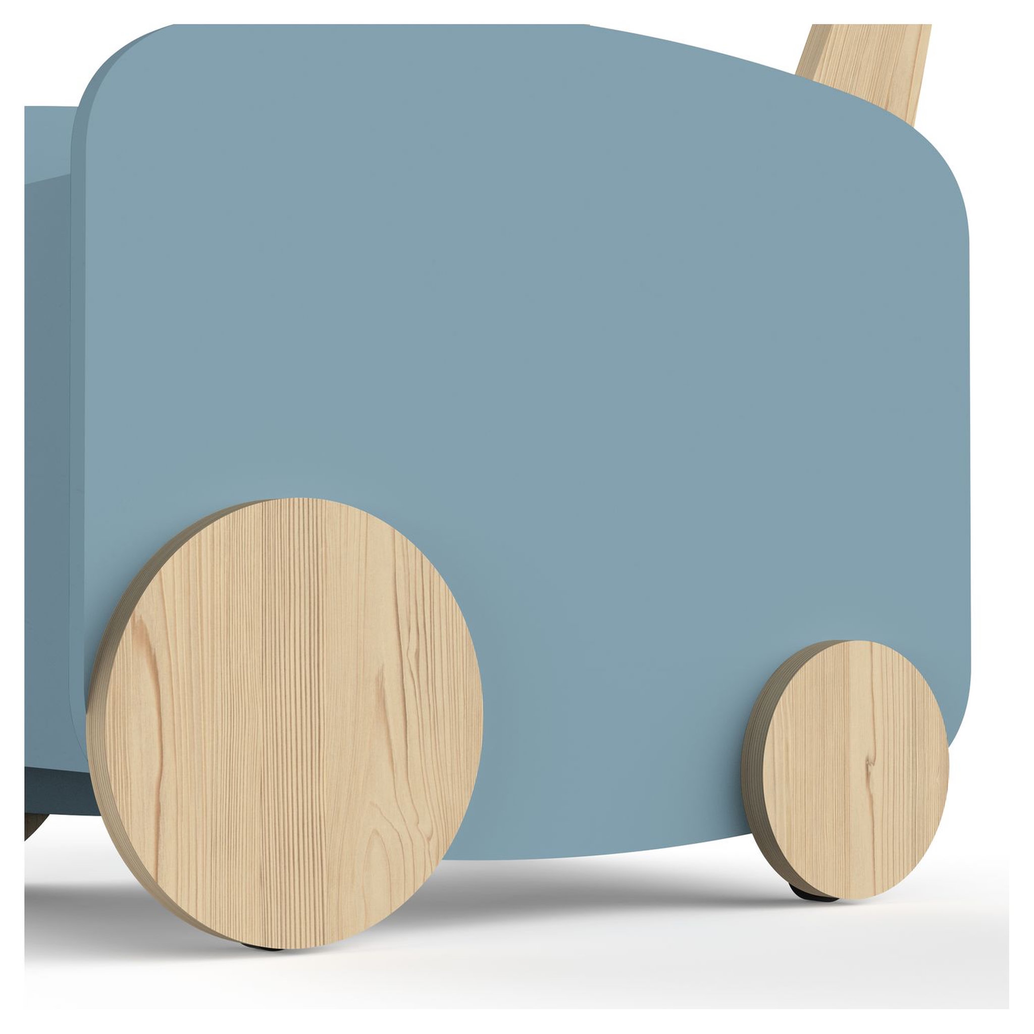 Voir la diapositive 4 : Chariot de rangement à roulettes bleu LINIA
