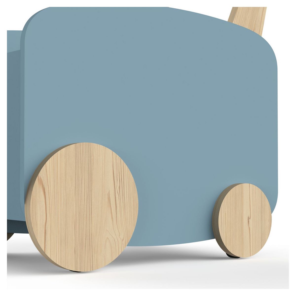 Chariot de rangement à roulettes bleu LINIA