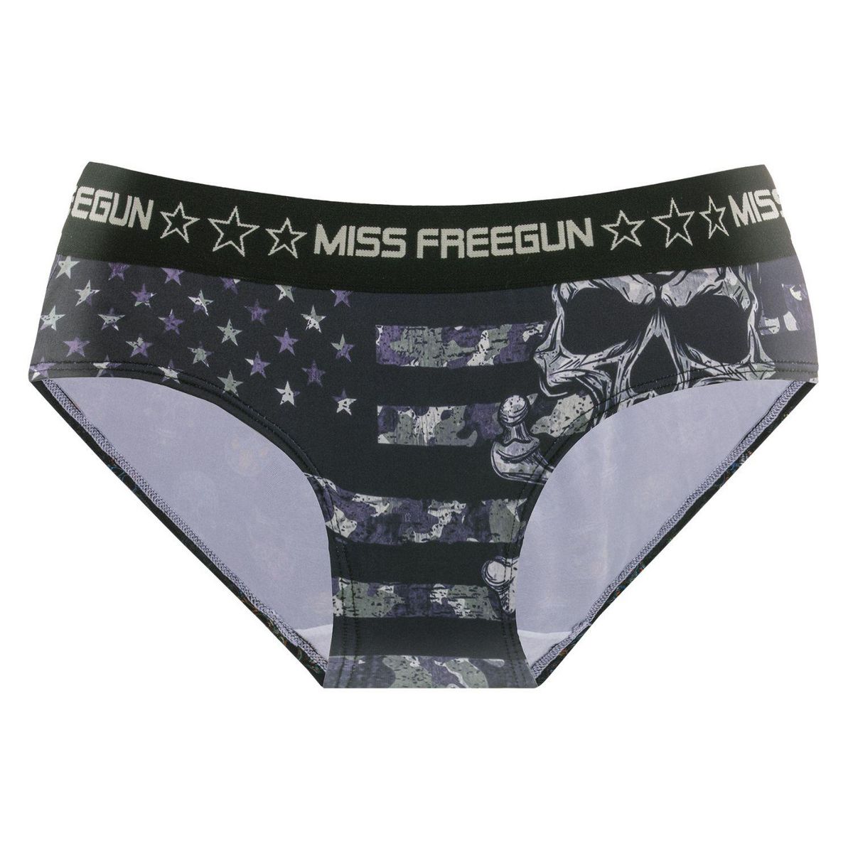 FREEGUN Lot de 3 culottes femme Camo