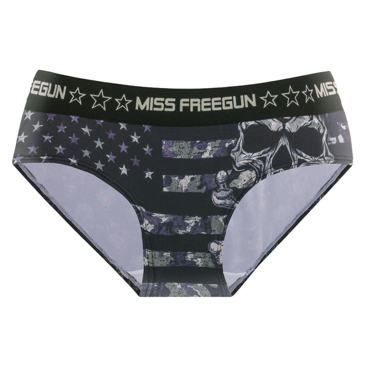 FREEGUN Lot de 3 culottes femme Camo