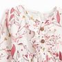 Voir la diapositive 3 : Petit Béguin Robe bébé en gaze de coton Birdy