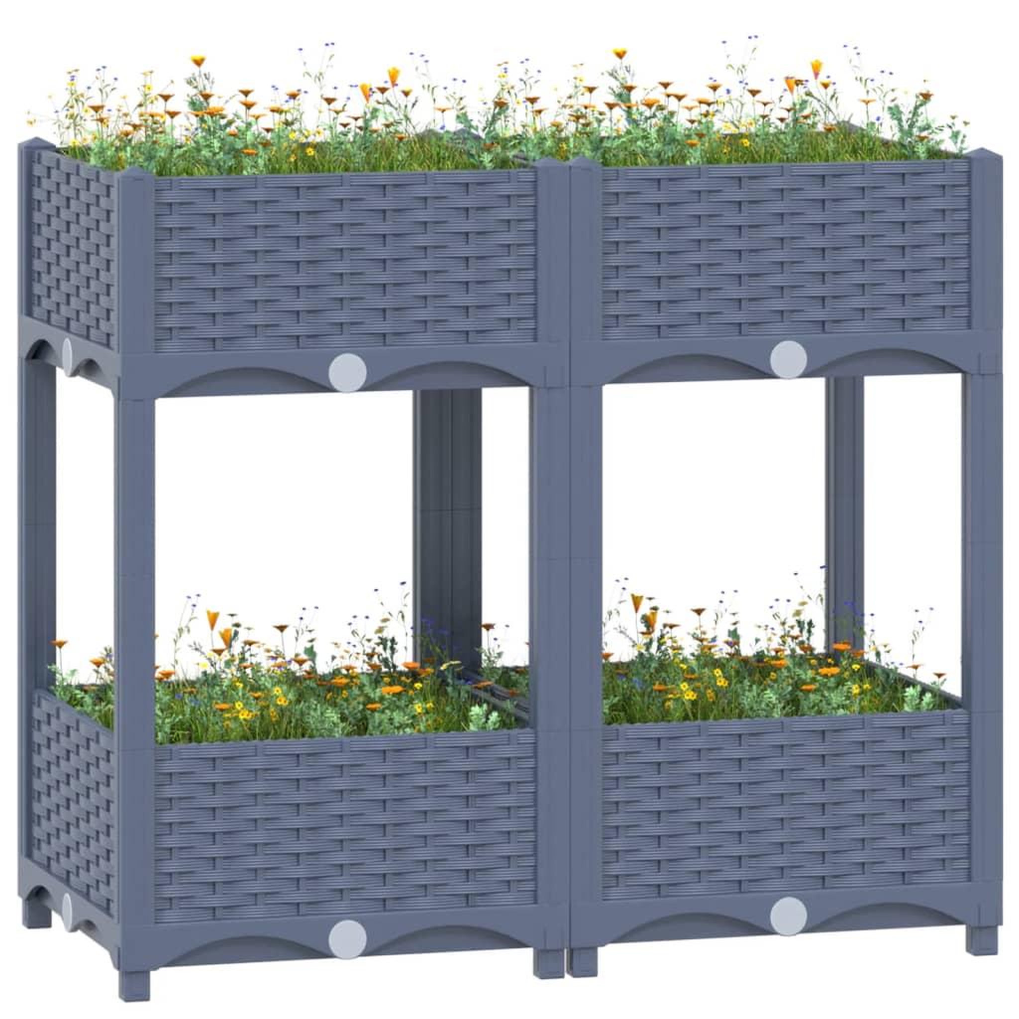Voir la diapositive 1 : VIDAXL Lit sureleve 80x40x71 cm Polypropylene