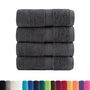 Voir la diapositive 2 : VIDAXL Serviettes de visage de qualité sup. SOLUND 4pcs anthracite