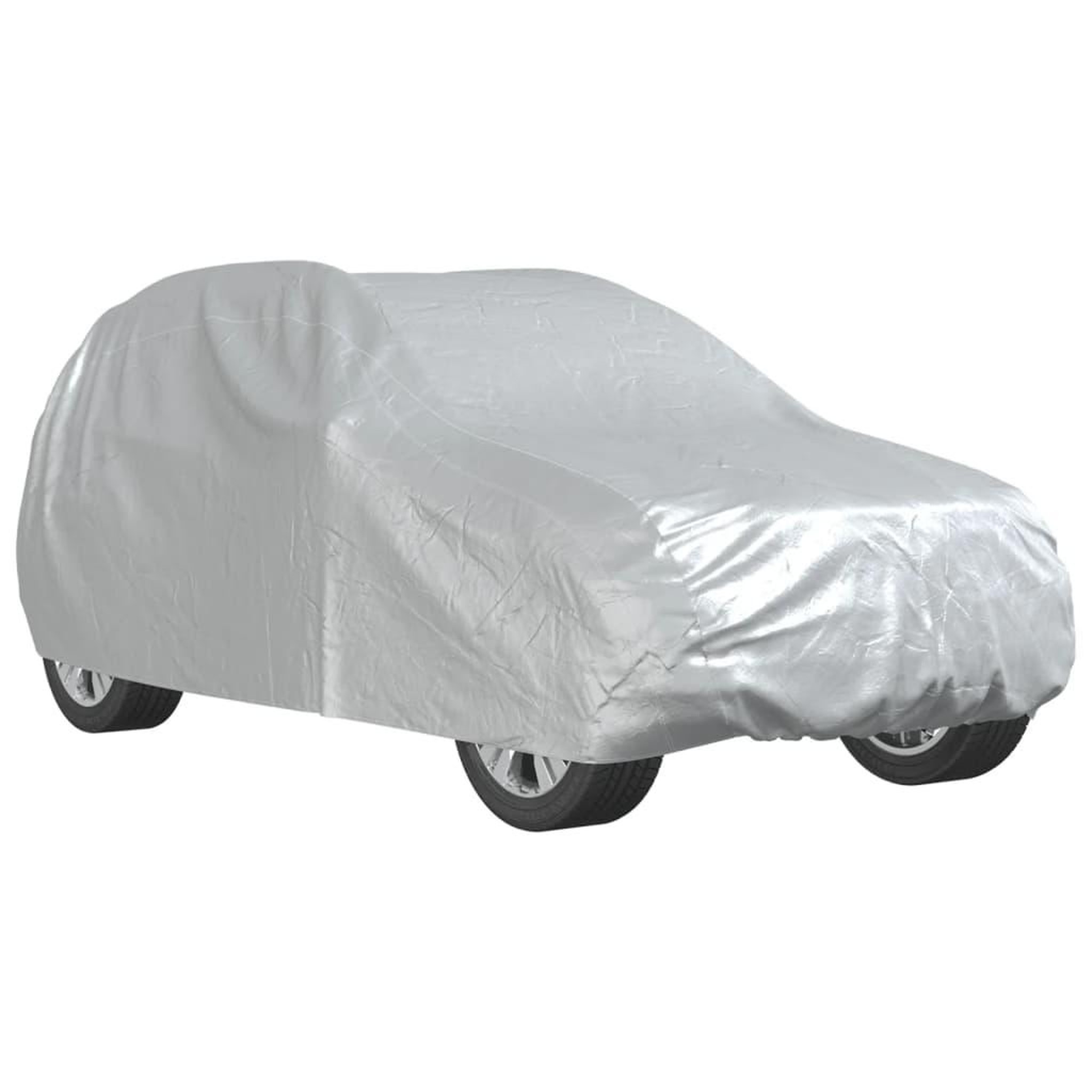 Voir la diapositive 2 : VIDAXL Housse de voiture SUV avec sangles a boucle complete M PEVA