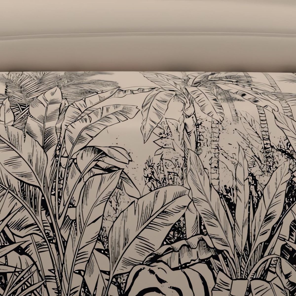 SOLEIL D'OCRE Parure housse de couette en coton 57 fils TIGRE, par Soleil d'ocre