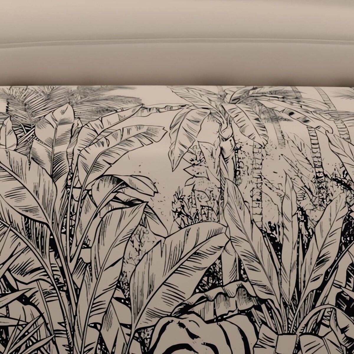 SOLEIL D'OCRE Parure housse de couette en coton 57 fils TIGRE, par Soleil d'ocre