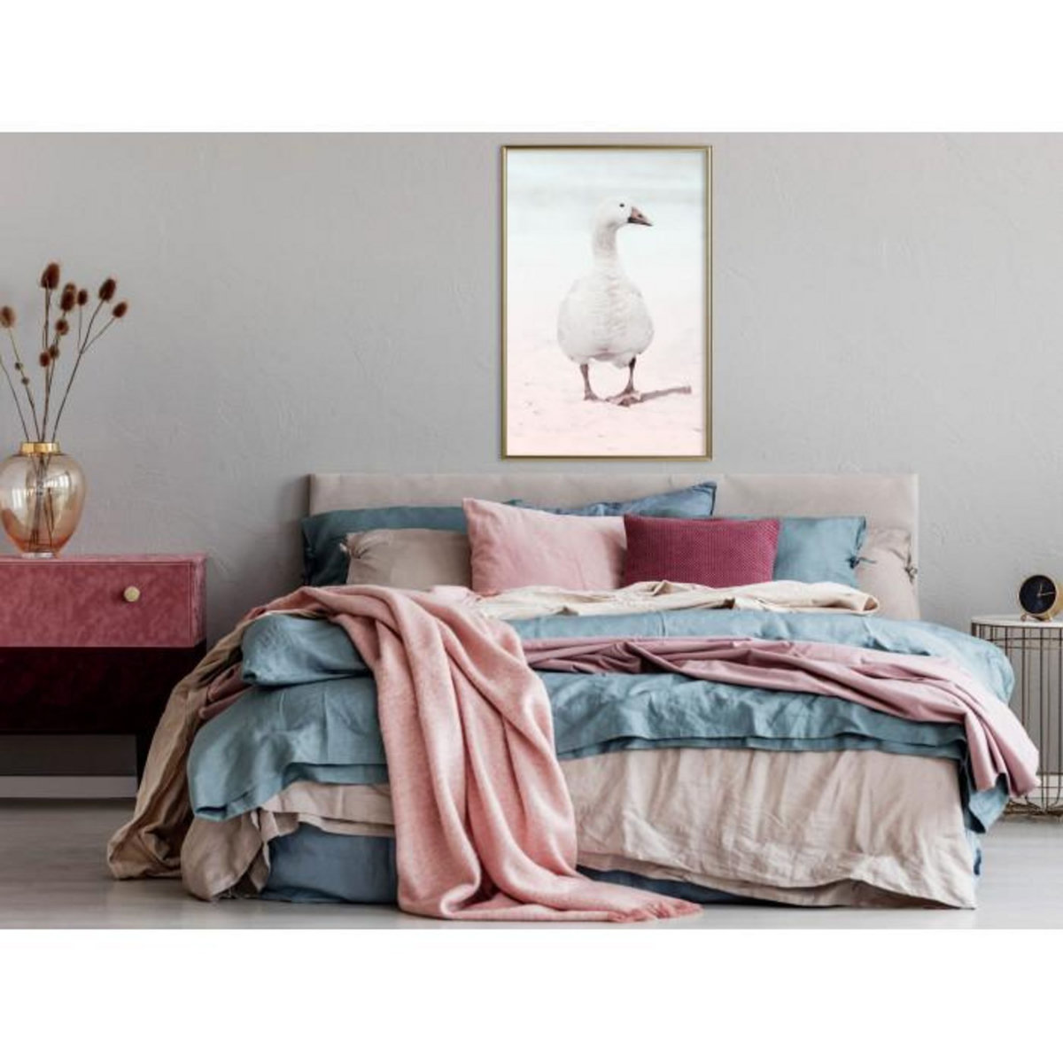 Paris Prix Affiche Murale Encadrée  Walking Goose