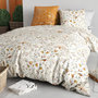 Voir la diapositive 2 : ATELIER DU COTON Parure Housse De Couette 100% Coton 57fils Demil