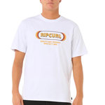 Rip Curl T Shirt  Homme Rip Curl Surf Revival. Coloris disponibles : Blanc