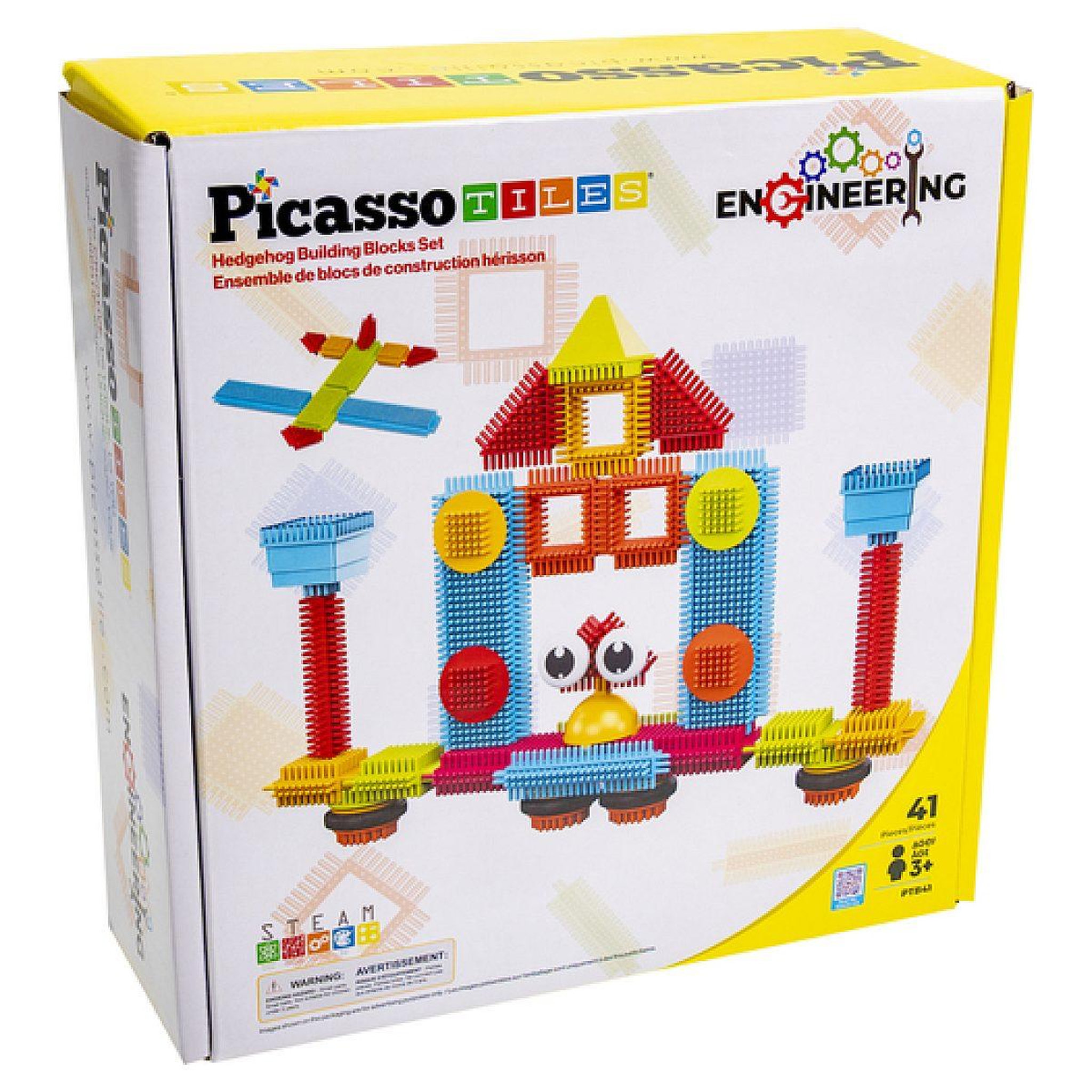 Voir la diapositive 2 : Tactic Set de construction picots 3D 41 pcs - PicassoTiles
