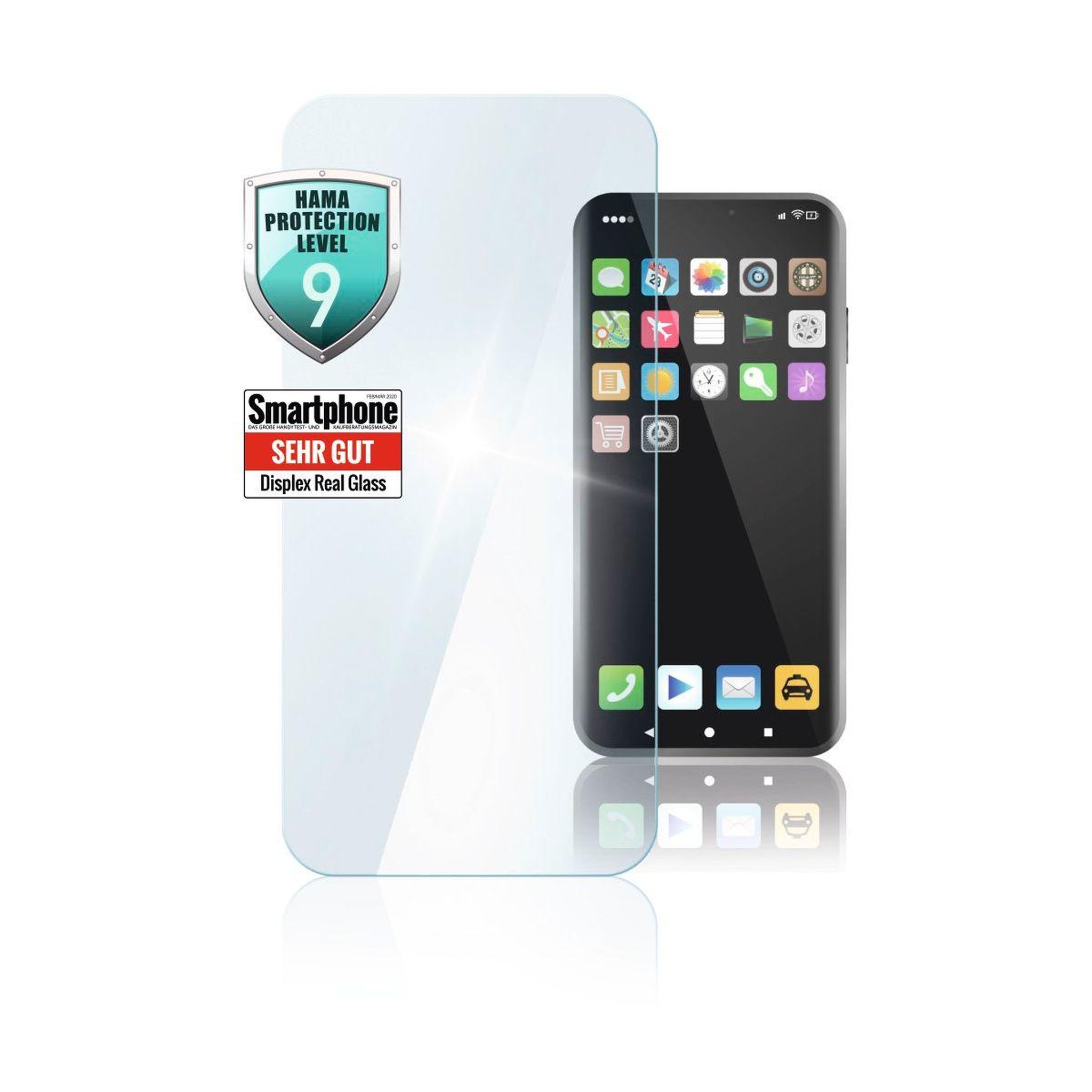 Voir la diapositive 3 : Hama Protège écran xiaomi redmi 9 verre trempé