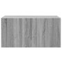 Voir la diapositive 4 : VIDAXL Armoire murale sonoma gris 80x42,5x40 cm bois d'ingenierie