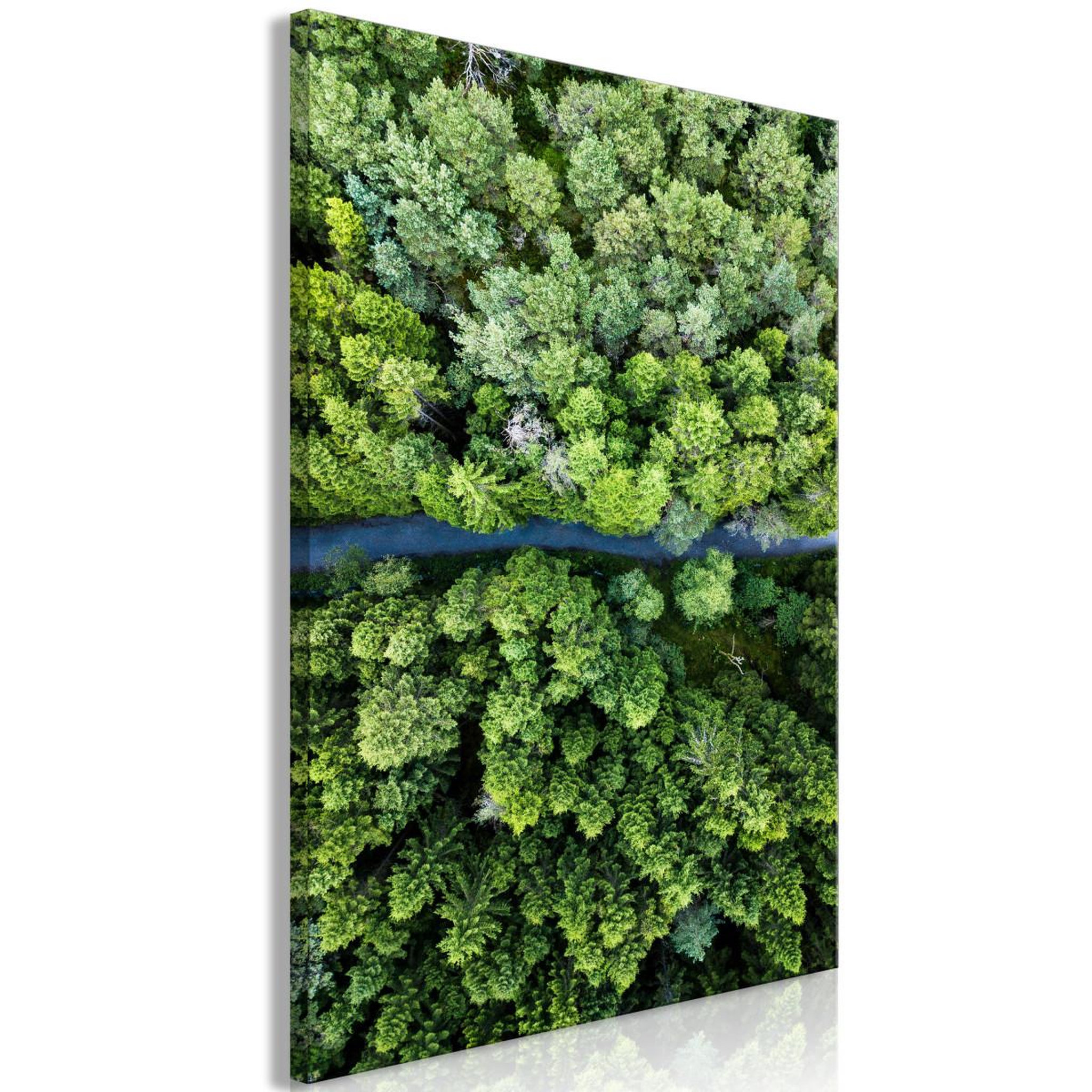 Paris Prix Tableau imprimé  road through forest. Coloris disponibles : Multicolore