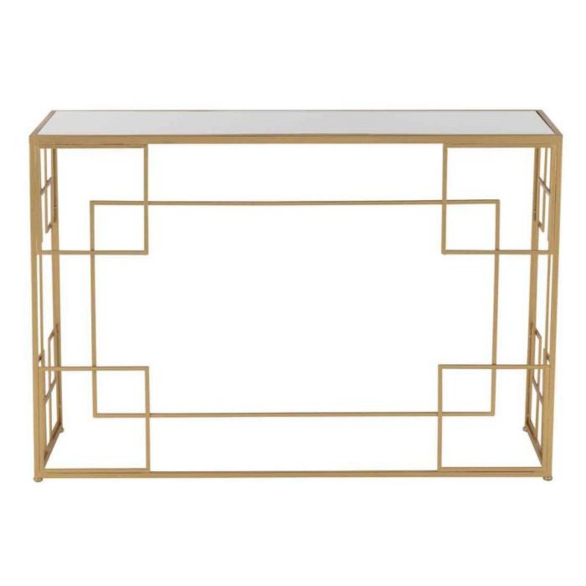 Paris Prix Console Design en Métal  Ridao  120cm Or