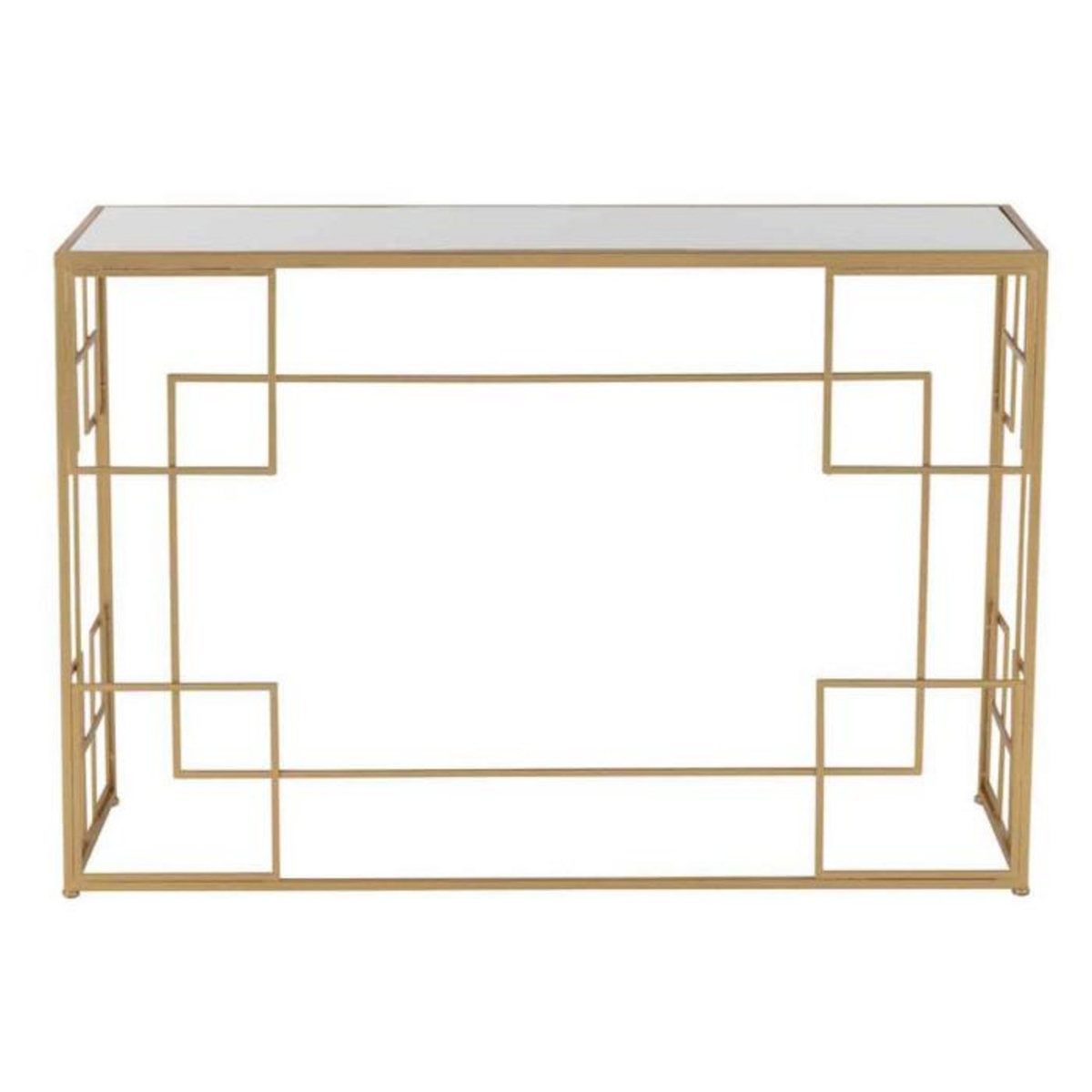 Paris Prix Console Design en Métal  Ridao  120cm Or