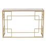 Voir la diapositive 2 : Paris Prix Console Design en Métal  Ridao  120cm Or