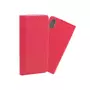 amahousse Housse rouge iPhone X/ XS folio aimanté texturé