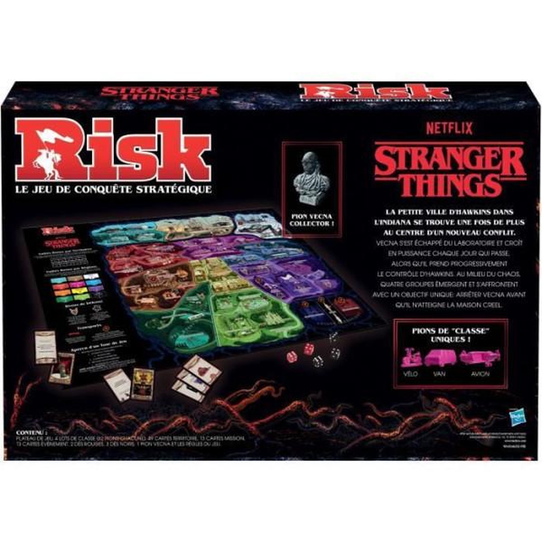 Voir la diapositive 3 : Winning Moves Jeu de stratégie Winning Moves Risk Stranger Things