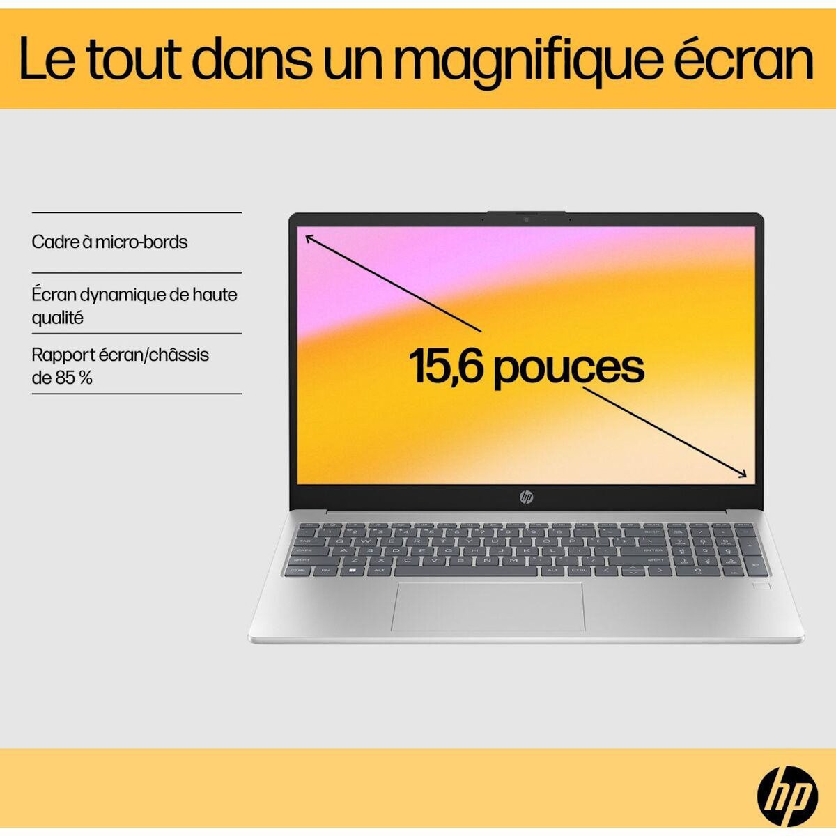 HP Ordinateur portable Laptop 15-fc0007nf