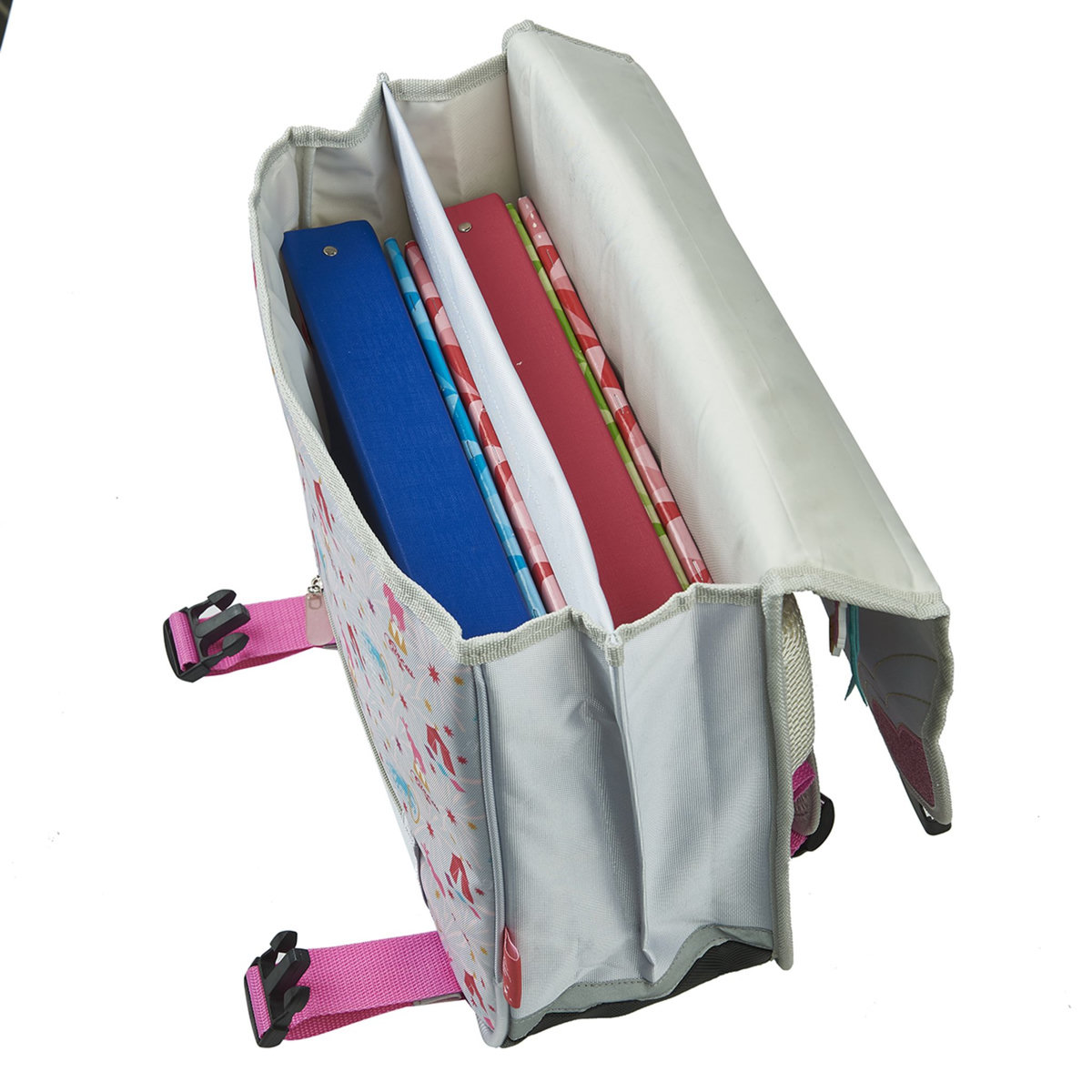 BELLA SARA Cartable 38 cm CP/CE1/CE2 gris cheval BELLA SARA CIRCUS 