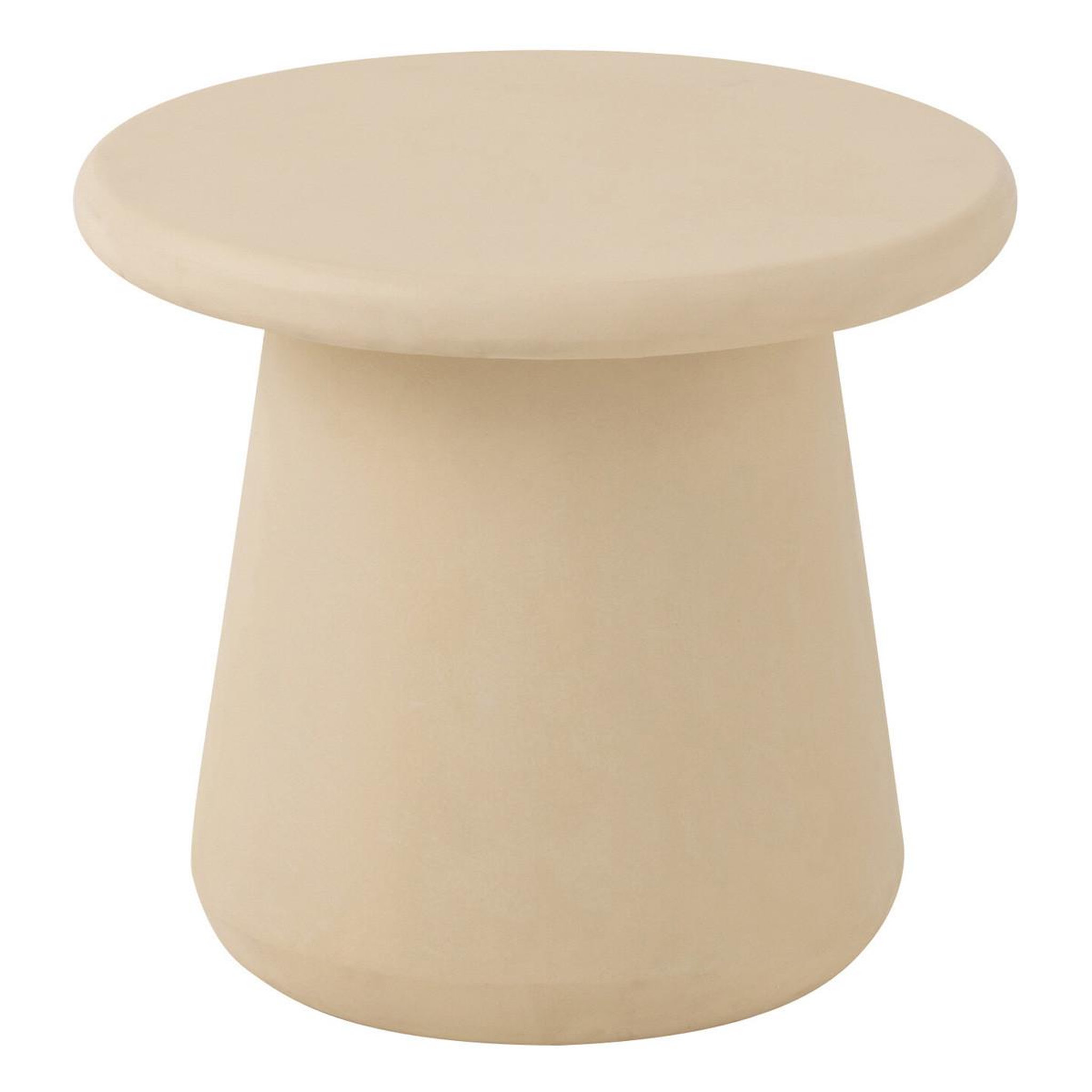 J-LINE Table basse design  cave  51cm beige