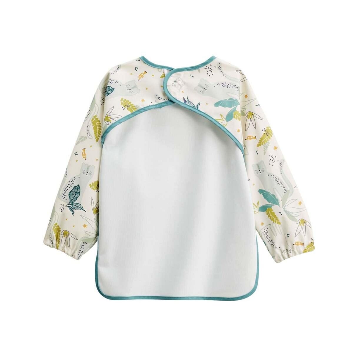 Petit Béguin Lot de 2 bavoirs tablier manches longues Oscar