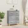 Voir la diapositive 1 : VIDAXL Buffet Sonoma gris 70x34x90 cm Bois d'ingenierie