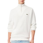 Lacoste Sweat 1/4 de Zip  Homme  acoste Regular Fit. Coloris disponibles : Blanc