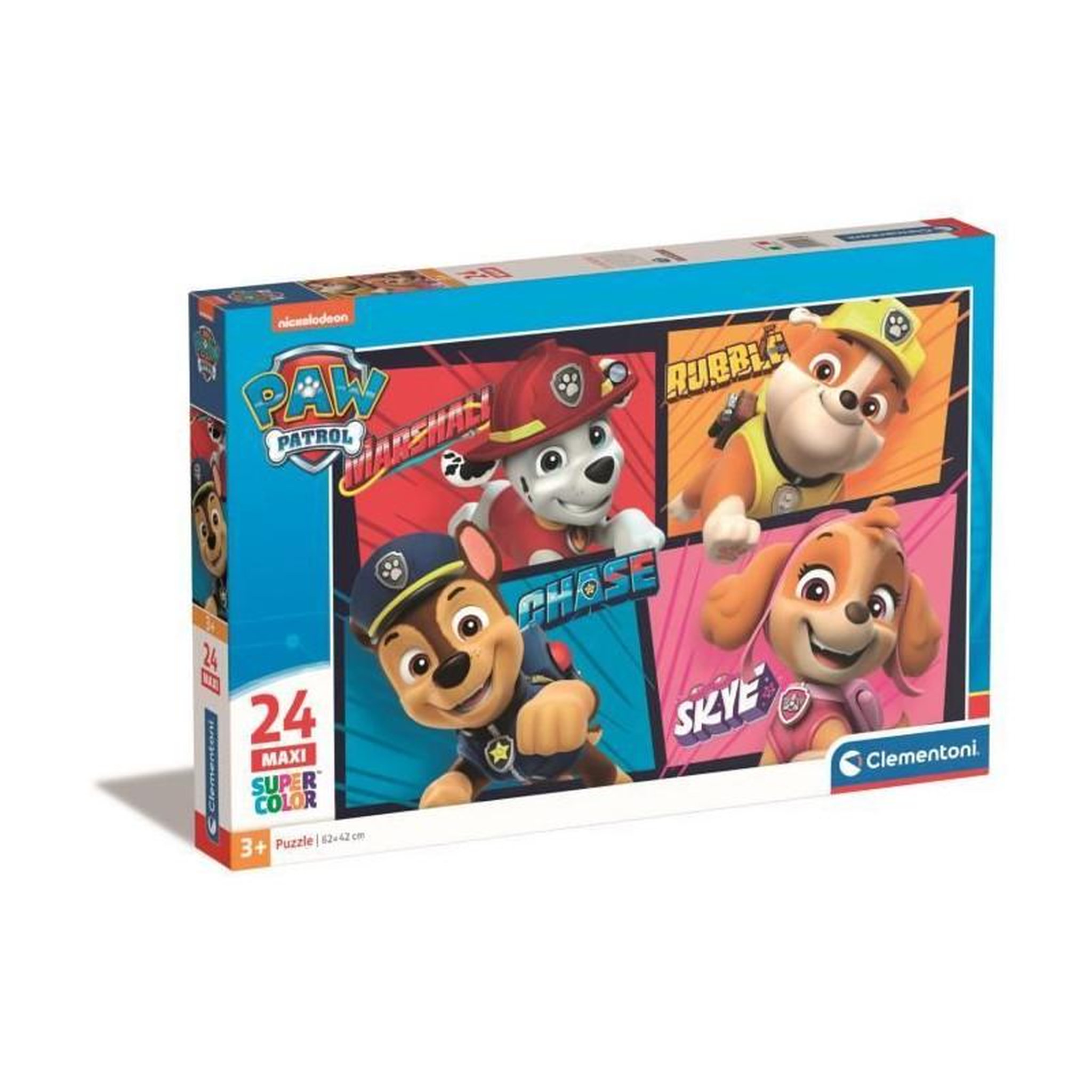 CLEMENTONI Puzzle 24 pièces Pat’ Patrouille – Puzzle enfant facile – Clementoni