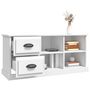 Voir la diapositive 5 : VIDAXL Meuble TV blanc 102x35,5x47,5 cm bois d'ingenierie