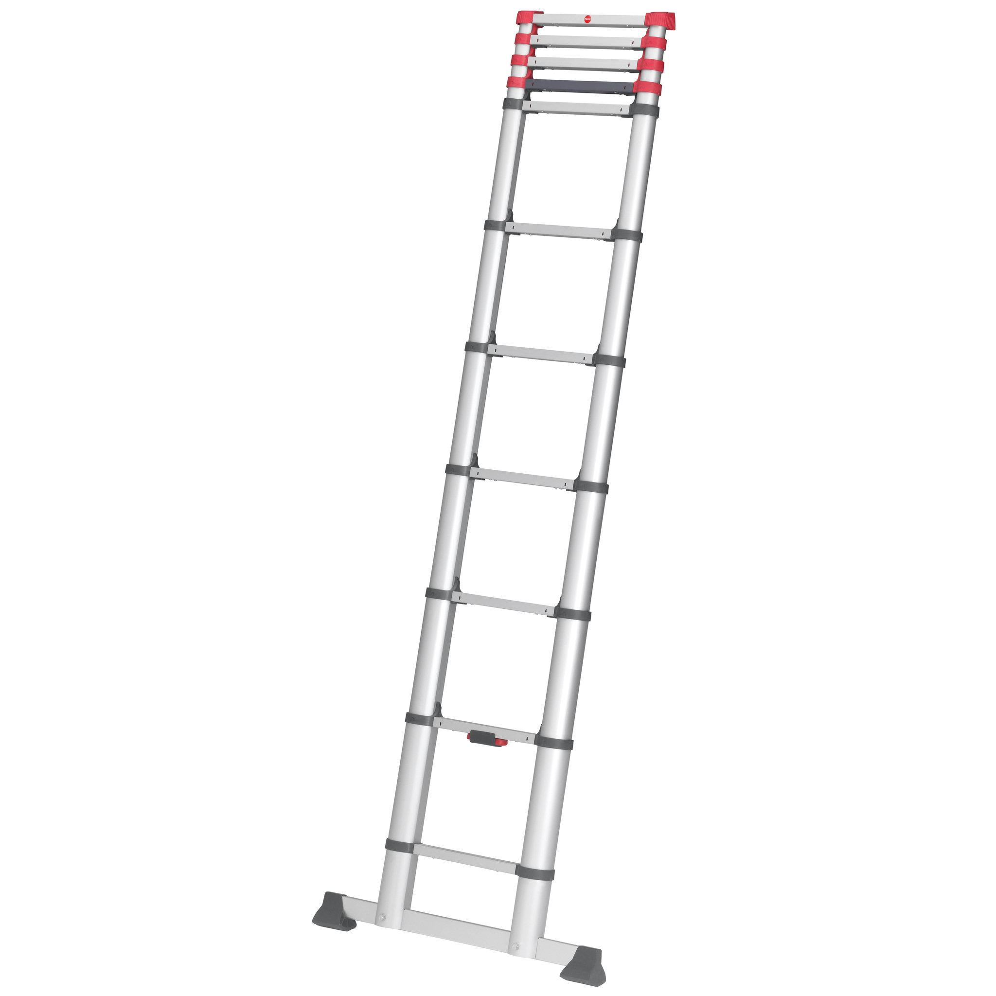 Voir la diapositive 2 : HAILO Echelle télescopique 3m20 en aluminium - FLEXLINE