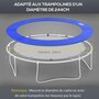 Voir la diapositive 5 : HOMCOM Couvre-ressort trampoline Ø 244 cm - coussin de protection des ressorts - rembourrage 1,5 cm - PVC bleu