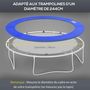 Voir la diapositive 5 : HOMCOM Couvre-ressort trampoline Ø 244 cm - coussin de protection des ressorts - rembourrage 1,5 cm - PVC bleu
