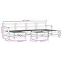 Voir la diapositive 6 : VIDAXL Salon de jardin 7 pcs bois massif douglas