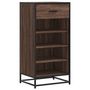 Voir la diapositive 2 : VIDAXL Étagère à chaussures chêne marron 48x38x97,5 cm bois ingénierie