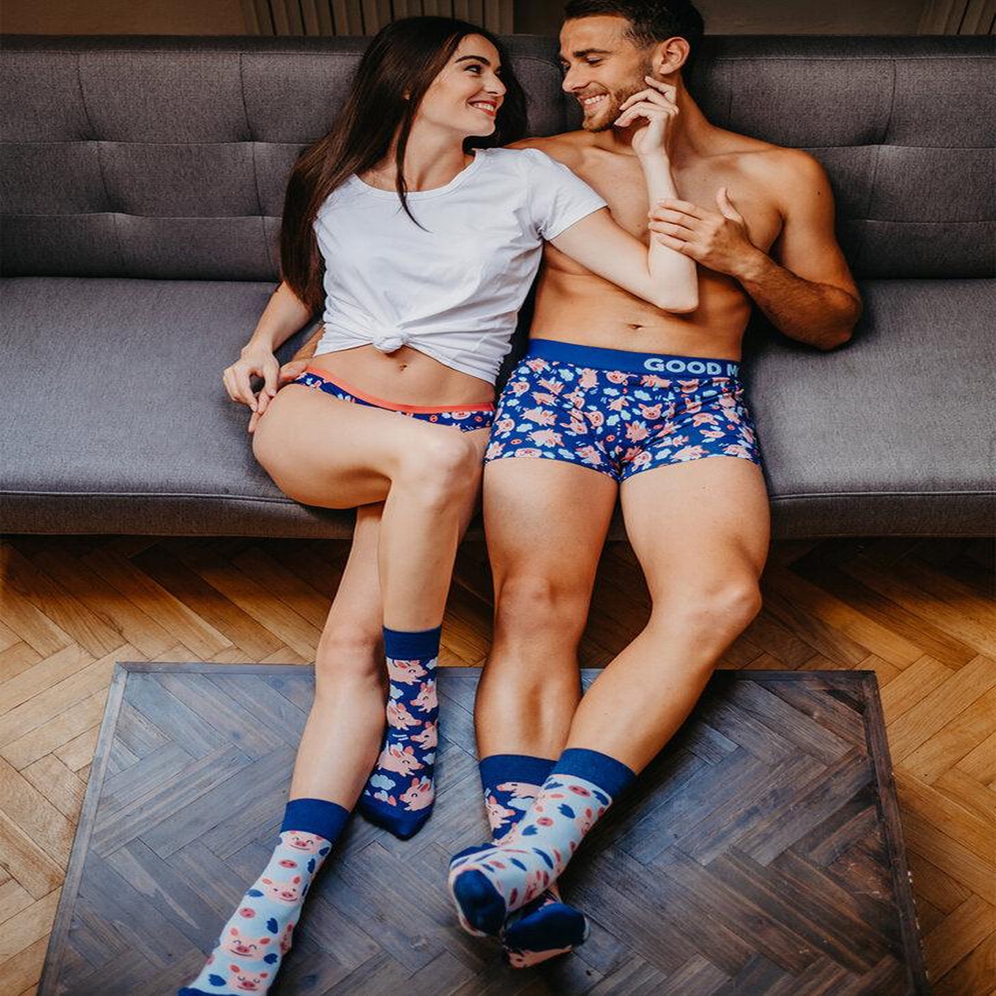 Voir la diapositive 6 : DEDOLES Boxer homme cochons ailés