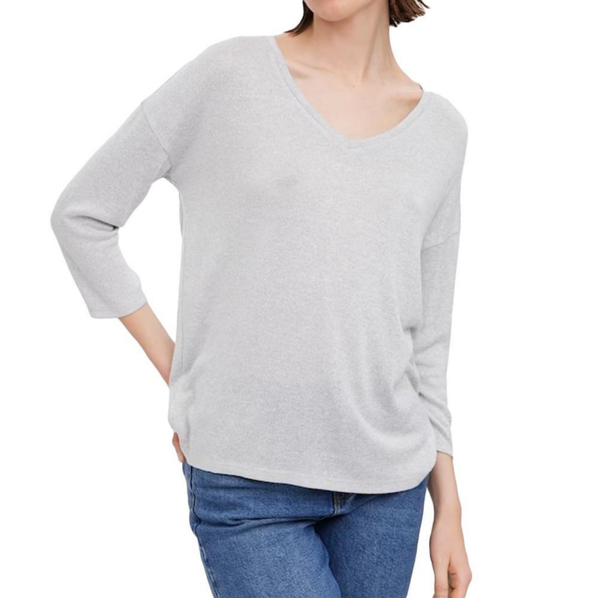 Vero Moda Pull Gris Femme Vero Moda Brianna