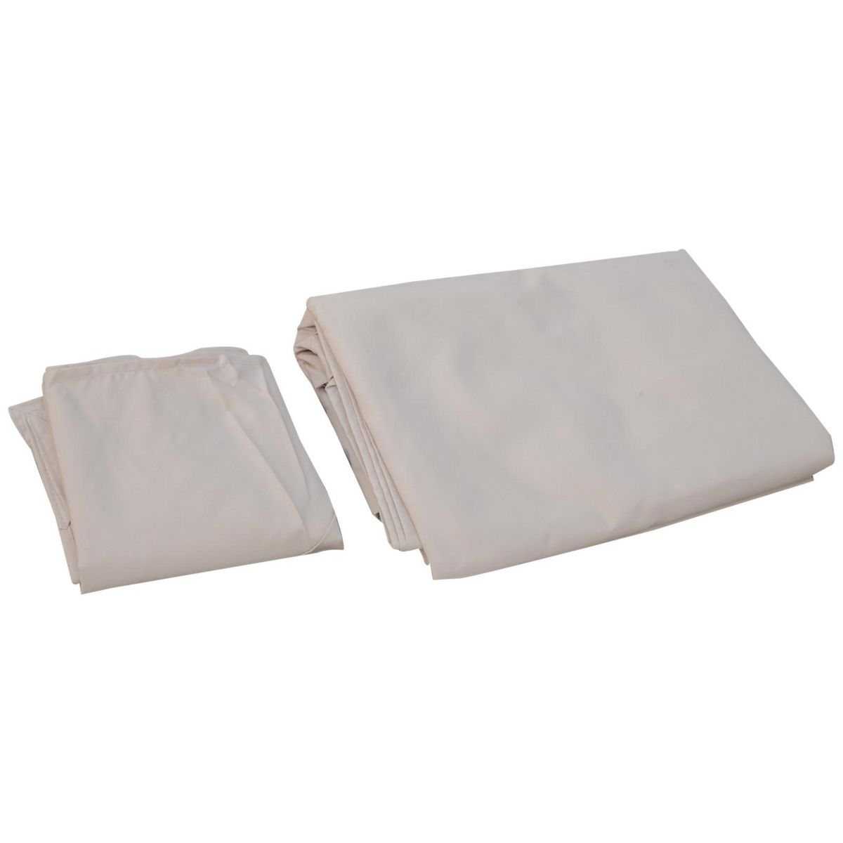 OUTSUNNY Toile de rechange pour pavillon tonnelle tente 3 x 4 m polyester haute densité 180 g/m² beige