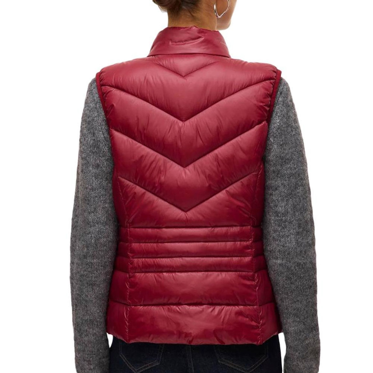 Vero Moda Doudoune sans manche Rouge Femme Vero Moda Sorayasiv