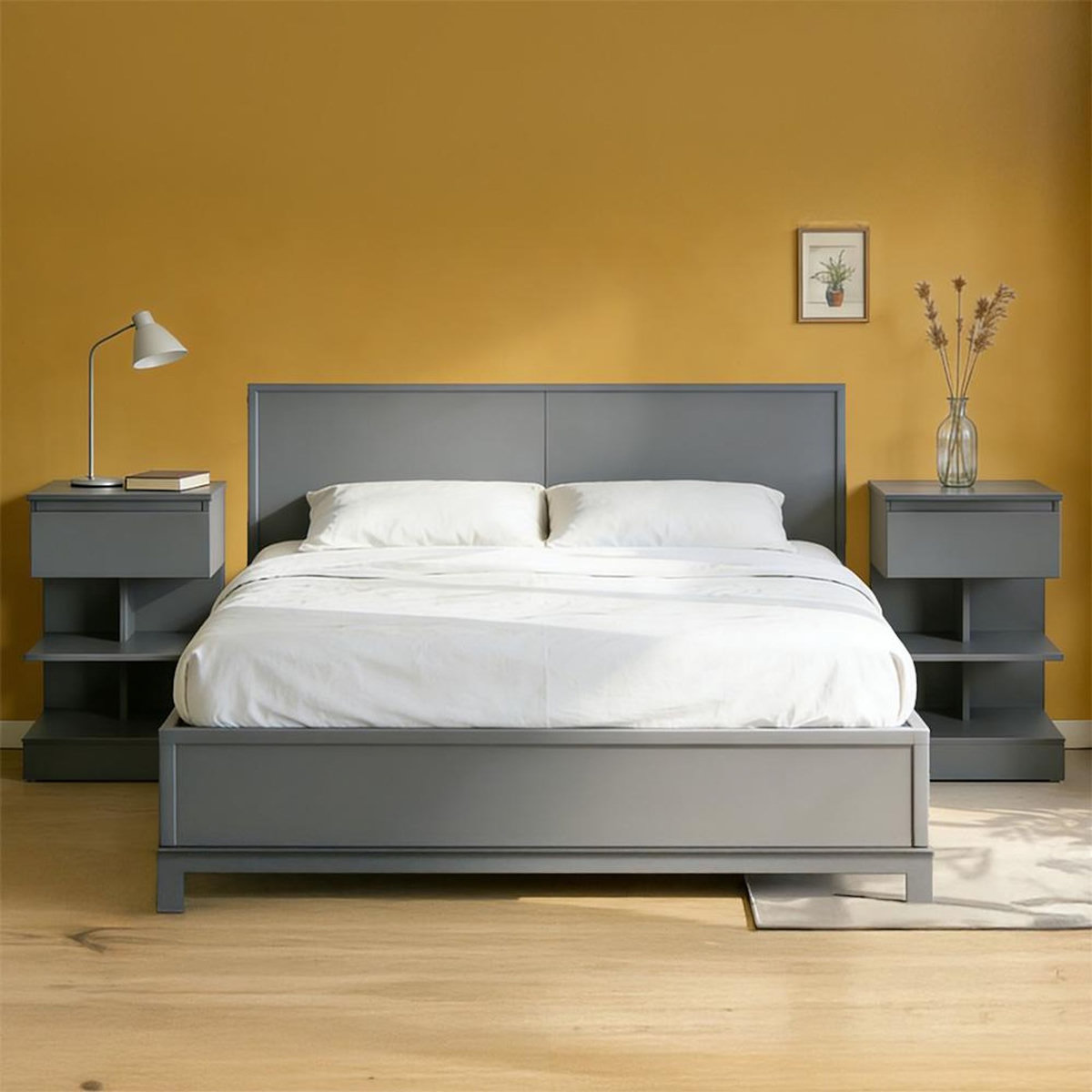 SOBUY SoBuy - Lot De 2 Tables De Chevet à 1 tiroir - Moderne - FBT49X2