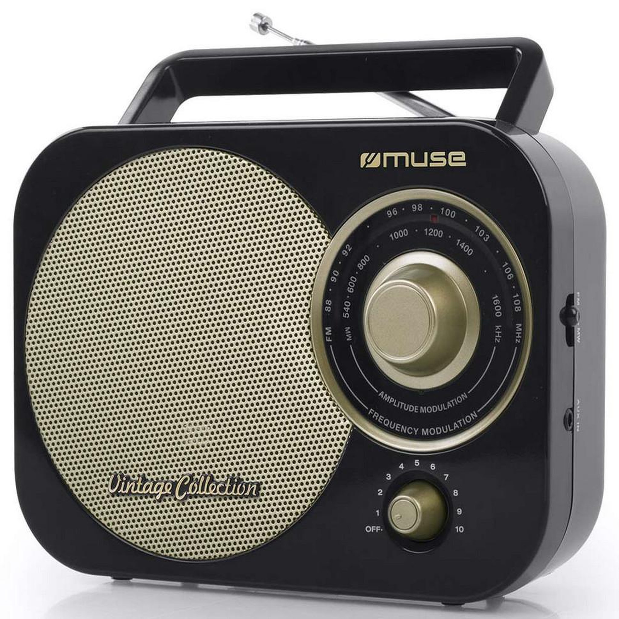 Muse Radio portable analogique noir - m055rb