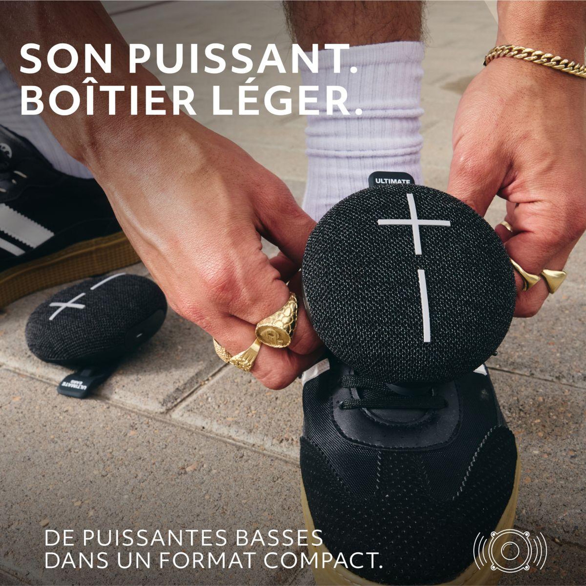 Voir la diapositive 5 : Ultimate ears Enceinte portable MINIROLL Noir