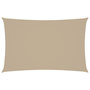 Voir la diapositive 2 : VIDAXL Voile de parasol tissu oxford rectangulaire 5x8 m beige