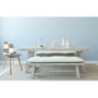 Voir la diapositive 5 : The Home Deco Factory Chaise scandinave Patchwork - H. 85 cm - Noir et blanc