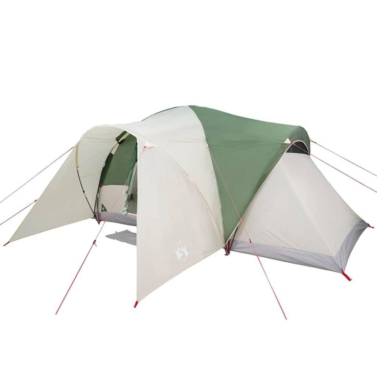 VIDAXL Tente familiale a dome 6 personnes vert impermeable