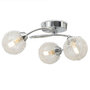Voir la diapositive 3 : VIDAXL Plafonnier pour 3 ampoules G9 120 W