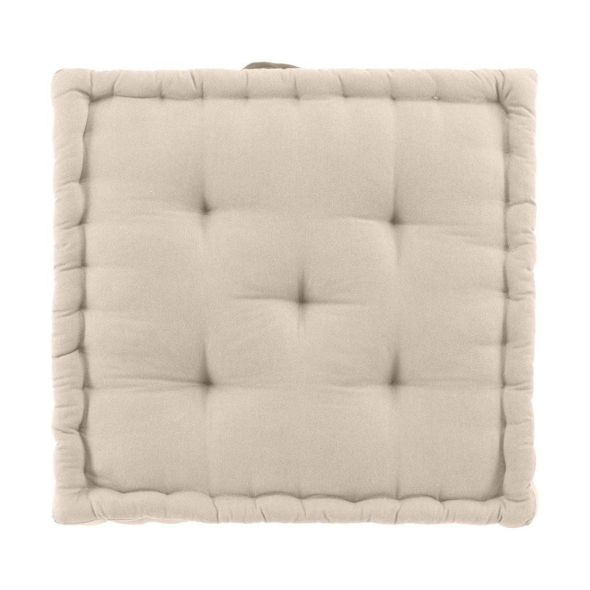 Douceur d'Intérieur Coussin de Sol  Twily  50x50cm Lin