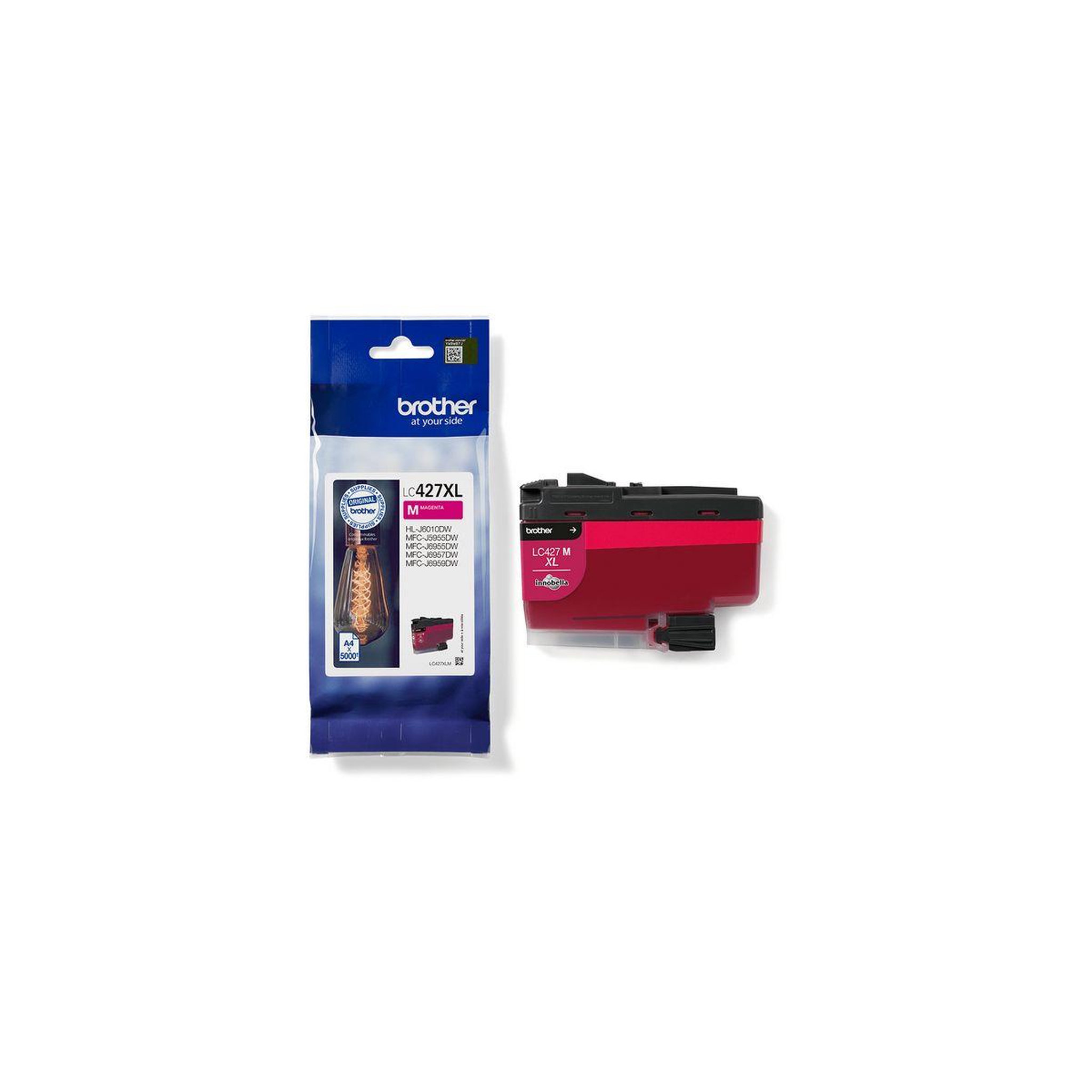 Voir la diapositive 2 : Brother Cartouche d'encre Originale LC427 XL Magenta Haute Capacité - LC427XLM